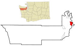 Location of Port Ludlow, Washington