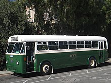 1960s green bus