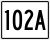 State Route 102A marker