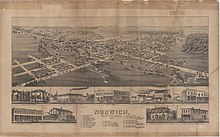 1881 map of Norwich, Ontario