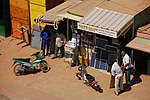 Shop selling PV panels in Ouagadougou, Burkina Faso.