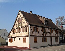 The town hall in Petit-Landau