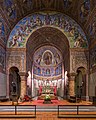 The altar surrounded by murals