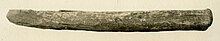 Photograph of a wooden stake