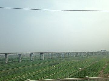 禹王街道、黄冈长江大桥附近