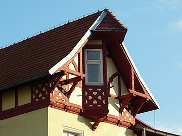 Detail of a gable