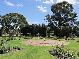 A photo of the Sundial at the Altona Memorial Park, Victoria