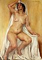 路易斯·科林斯《裸女》，1909年，现藏于格但斯克国家博物馆