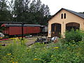 The locomotive shed at Kärrgruvan