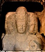 A-3. Mahesha Trimurti, Elephanta Caves