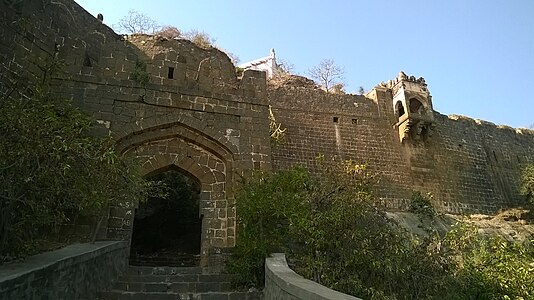 Galna fort as seen from the village side