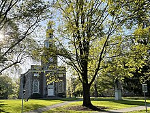 View of Hamilton's chapel from across the street