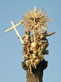 Trinity on top of the Holy Trinity Column in Olomouc