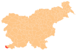 The location of the Municipality of Piran