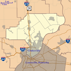 Otisco is located in Clark County, Indiana