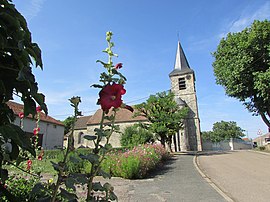 The church in Longchamp