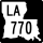 Louisiana Highway 770 marker