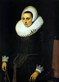 Michiel Jansz. van Mierevelt, Portrait of a Dutch noblewoman, 17th century