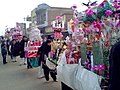 Shia Muslims on a Ta'ziya procession on the Day of Ashura