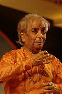 Maharaj performing in Pune, April 2012