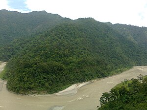 River Teesta is the lifeline of Gangtok