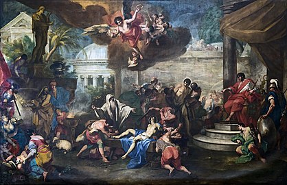 Martyrdom of Saints Cosmas & Damian by Balestra
