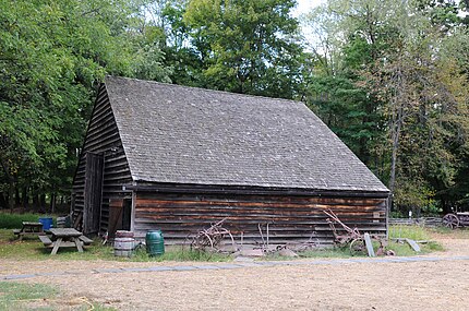 Van Ripper–Tice Barn on site