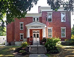 Town hall, in Millbrook