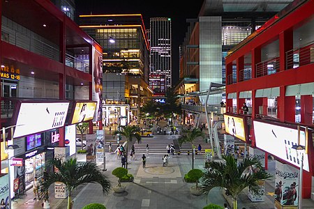 Xinyi District Avenue Night view