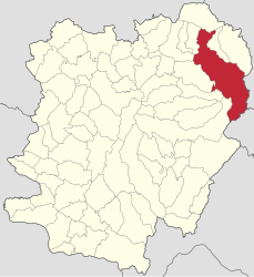 Location in Caraș-Severin County