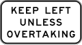 (R6-29) Keep Left Unless Overtaking