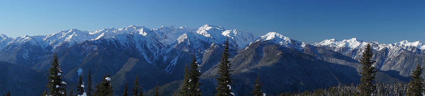 Bailey Range with Ruth Peak left of center
