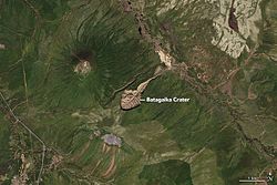 Batagaika crater, 2016. NASA photo
