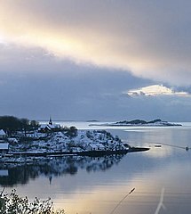 The church along the fjord