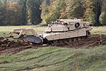 A US Army M1150 assault breacher vehicle during an exercise in 2014