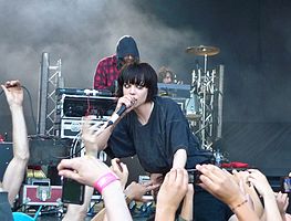 Crystal Castles performing in Oslo in 2010