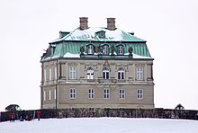 Danish building in the snow