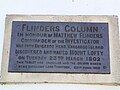 Flinders Column dedication plaque, from 1902