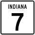 State Road 7 marker