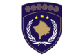 The Emblem of Kosovo during UN administration also depicted a golden map of Kosovo surmounted by stars on a blue field