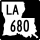 Louisiana Highway 680 marker