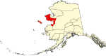 标示出诺姆人口普查区Census Area位置的地图
