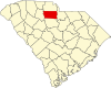 State map highlighting Chester County