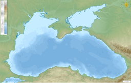 Location of bay in the Black Sea