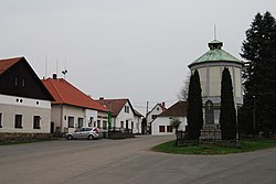 Centre of Osečany