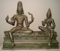 Somaskanda (Shiva and his wife Uma), Chola dynasty, 12th century
