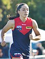 Sinead Goldrick playing for Melbourne in 2021