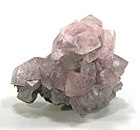 Crystals of pink cobaltoan smithsonite on matrix