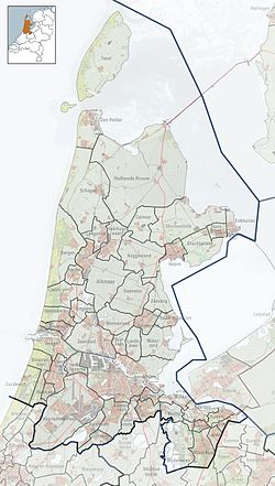 Uitdam is located in North Holland
