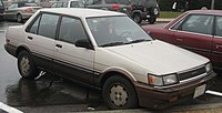 1986–1987 Corolla AE82 sedan (US)